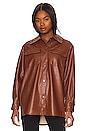 view 2 of 5 VESTE CHEMISE FAUX GOOD MEASURE in Cognac