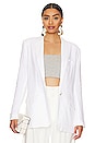view 1 of 5 LINEN ON THE EDGE ブレザー in Optic White