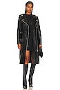 view 1 of 4 Kenna Faux Leather Coat in Black
