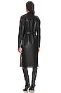 view 4 of 4 Kenna Faux Leather Coat in Black
