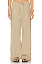 view 1 of 6 Idra Pant in Smokey Brown