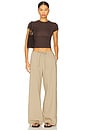 view 5 of 6 Idra Pant in Smokey Brown