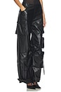 view 2 of 6 Duo Faux Leather Pant in Black