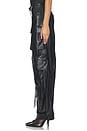 view 3 of 6 Duo Faux Leather Pant in Black