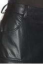view 6 of 6 Duo Faux Leather Pant in Black