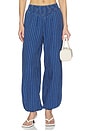 view 1 of 6 PANTALON TILLIE in Lagoon Wash