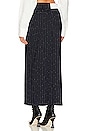 view 3 of 5 Maaike Maxi Skirt in Navy Pinstripe