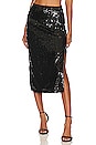 view 1 of 5 Dinah Midi Skirt in Black