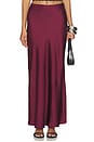 view 1 of 6 Jeannie Skirt in Wine