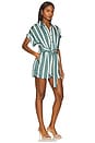 view 2 of 3 Tori Romper in Dusty Teal
