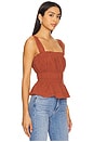 view 2 of 4 Gabrielle Top in Dusty Brick