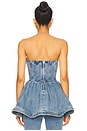 view 3 of 5 BUSTIER RINA in Medium Blue Denim