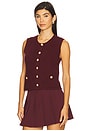 view 2 of 5 Aliya Sweater Vest in Windsor Wine