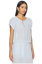 view 2 of 5 Theodora Top in Xenon Blue