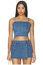 view 1 of 4 Meaghan Top in Blue Heather