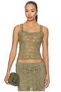 view 1 of 5 Mavee Knit Top in Mountain Green