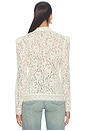 view 4 of 5 Lace Aberdeen Top in Creme