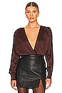 view 1 of 5 Tamaira Bodysuit in Chicory Coffee