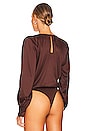 view 4 of 5 Tamaira Bodysuit in Chicory Coffee