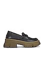 view 1 of 5 Trifecta Loafer in Black & Olive