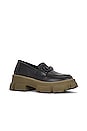 view 2 of 5 Trifecta Loafer in Black & Olive