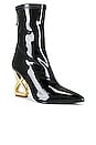view 2 of 5 Londyn Bootie in Black Patent