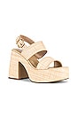 view 2 of 5 Valory Sandal in Raffia