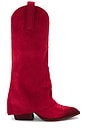 view 1 of 5 Sorvino Boot in Red Suede