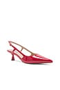 view 2 of 5 Legaci Sling Back in Red Patent
