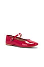 view 2 of 5 Vinetta Flat in Red Patent