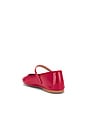 view 3 of 5 Vinetta Flat in Red Patent