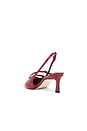 view 3 of 5 Liana Sling Back in Wine Patent