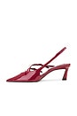 view 5 of 5 Liana Sling Back in Wine Patent