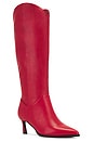 view 2 of 5 Livonia Boot in Red Leather