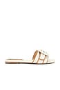 view 1 of 5 Merla Slides in Natural Cognac