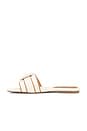 view 5 of 5 Merla Slides in Natural Cognac