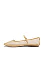 view 5 of 5 Maple Mary Jane Flat in Natural Mesh
