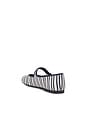 view 3 of 5 Dory Mary Jane Flat in Navy & White Satin
