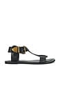 view 1 of 5 Brazinn Sandal in Black Leather