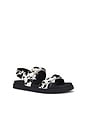view 2 of 5 Mona Sandal in Black & White