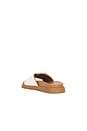 view 3 of 5 Mandie Slides in Natural & Cognac