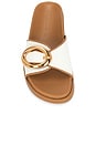 view 4 of 5 Mandie Slides in Natural & Cognac