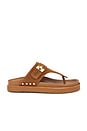 view 1 of 5 Thona Sandal in Chestnut Suede