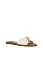 view 2 of 5 Dipsy Flat in White Leather