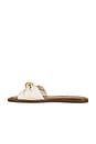 view 5 of 5 Dipsy Flat in White Leather