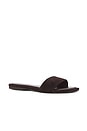 view 2 of 5 Lumina Slides in Brown Suede