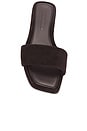 view 4 of 5 Lumina Slides in Brown Suede
