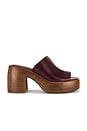 view 1 of 5 Shanton Sandal in Burgundy Leather
