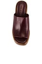view 4 of 5 Shanton Sandal in Burgundy Leather