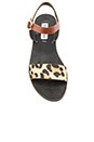 view 3 of 5 Dondi Cow Hair Sandal in Leopard